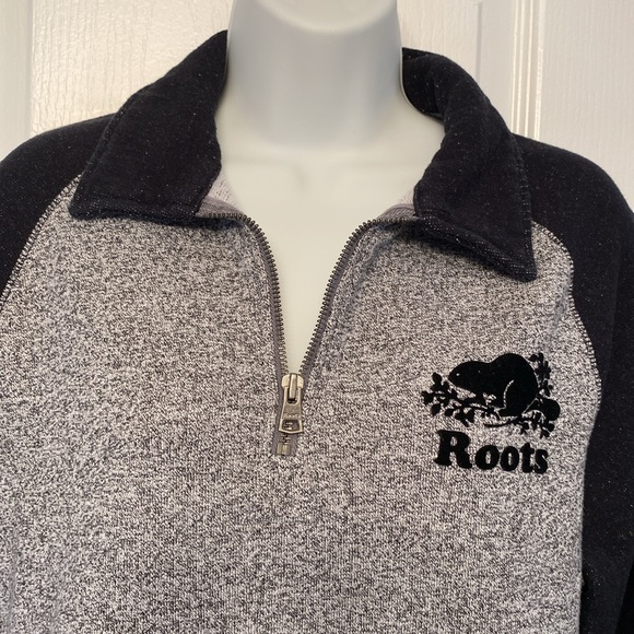 ROOTS  zip sweater - Picture 2 of 4